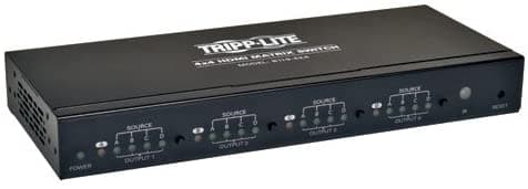 Tripp Lite Interruptor De Matriz Hdmi 4X4 Para Video Y Audio 1920X1200 A 60Hz / 1080P (B119-4X4) Negro