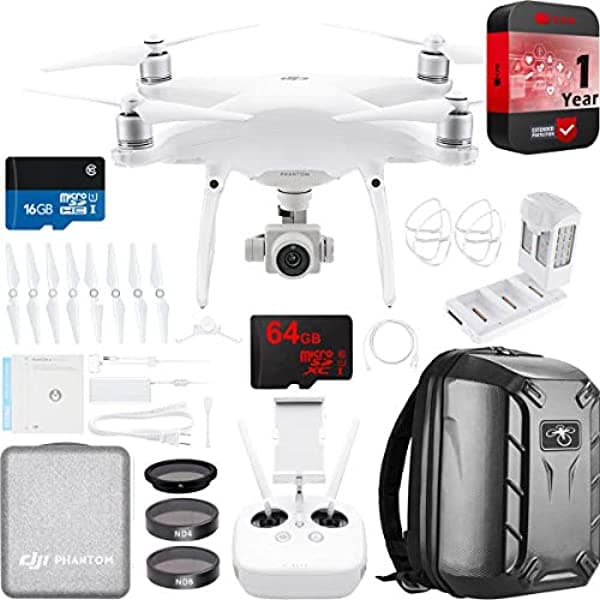 Dji Phantom 4 Pro Quadcopter Drone Camara Bateria Hub Mochila Personalizada Y 64Gb Tarjeta De Memoria Cp.Pt.000488 E2DJIPHAN4PRO