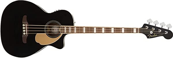 Fender Kingman - Guitarra Acústica (V2) Color Negro Con Bolsa Diapasón De Nogal 970743106