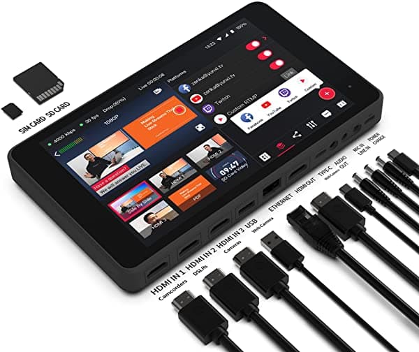 Yololiv - Yolobox Pro Estudio De Transmisión Todo En Uno Portátil Multicámara (Yolobox Pro)