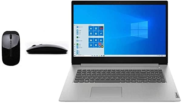 Lenovo Ideapad 3 - Laptop Led Hd+ De 17 Pulgadas Amd Ryzen 7 3700U (4 Núcleos) 12 Gb Ddr4 1 Tb Hdd + 128 Gb Ssd Amd Radeon Vega 10 Wifi Bluetooth Cámara Web Lector De Huellas Dactilares Lector Multimedia Windows 10 Con Accesorio