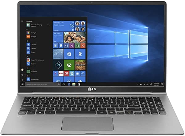 LG Gram 15Z980-U.AAS5U1 - Notebook (pantalla IPS Full HD de 15.6" Intel Core i5 (8ª generación) 8 GB de RAM 256 GB SSD teclado retroiluminado) color plateado oscuro