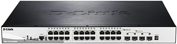 D-Link Sistemas 28-Port Smartpro Stackable Switch & 2 Puertos Sfp Gigabit Negro DGS-1510-28XMP