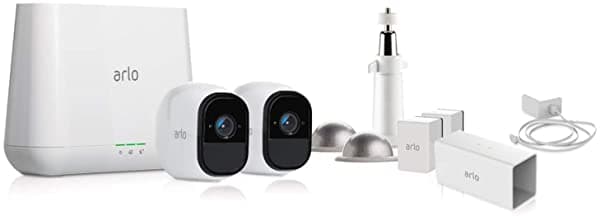 Arlo Pro Vms4230S-100Nar Sistema De Seguridad De Cámara Hd Sin Cable (Kit De 2 Cámaras)