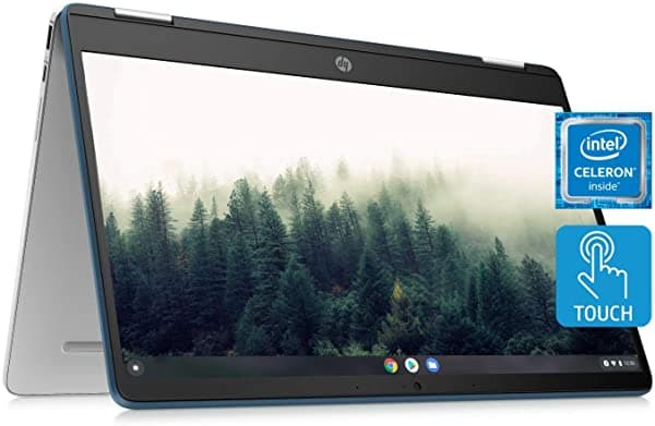 Hp Chromebook X360 14A Laptop - Dual Core Intel Celeron N4020 - 4 Gb De Ram - 32 Gb De Almacenamiento Emmc - Pantalla Táctil Hd De 14 Pulgadas - Google Chrome Os - Batería Ligera Y Larga Duración (14A-Ca0030Nr 2020)