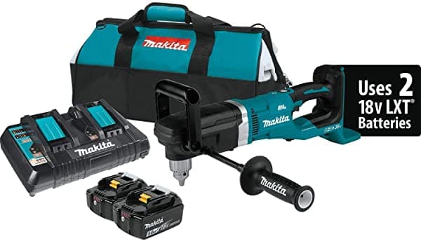 Makita Xad03Pt 18V X2 Lxt Kit De Taladro De Ángulo Recto Inalámbrico Sin Escobillas De Iones De Litio (36V) (5.0Ah)