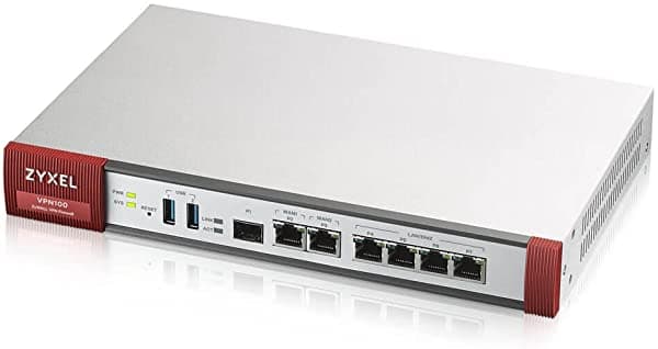 Zyxel Zywall 2.0 Gbps Hasta 100 Usuarios Vpn Firewall/Sd-Wan Un Paquete De Licencia Sd-Wan De 1 Año Incluido [Vpn100]