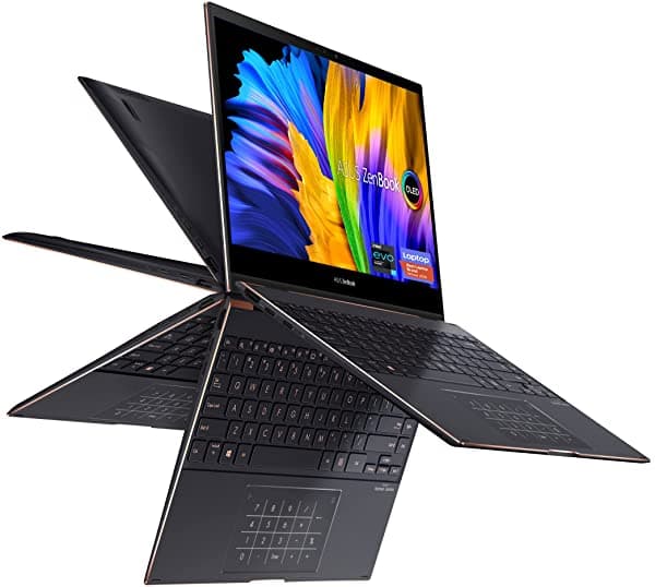 Asus Zenbook Flip S13 Oled Ultra Slim Laptop 13.3 4K Touch Intel Evo Platform Core I7-1165G7 Cpu 16Gb Ram 1Tb Ssd Thunderbolt4 Tpm Windows10Pro Ai Cancelación De Ruido Jade Negro Ux371Ea-Xb76T