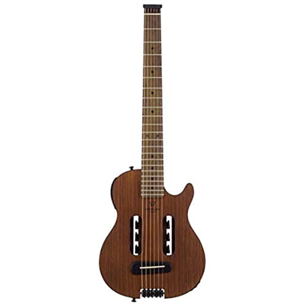 Traveler Guitar Escape Mark III MHS - Guitarra Acústica Viaje Pequeña, Escala Completa 25.5", Amp Auriculares Integrado y Funda Gig Bag MK3 MHS