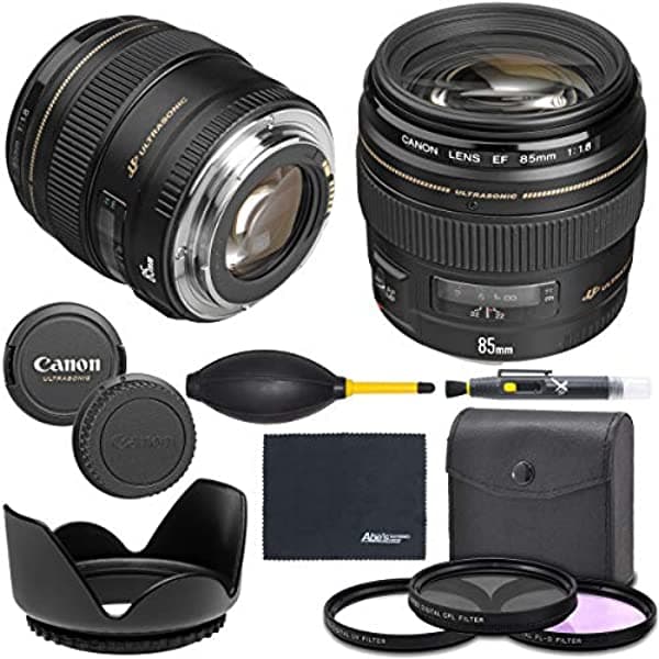 Canon Ef 3.346 In F/1.8 Usm Lente (2519A003) + Paquete Aom - Versión Internacional (1 Año De Aom Wty) CN85USM515JK