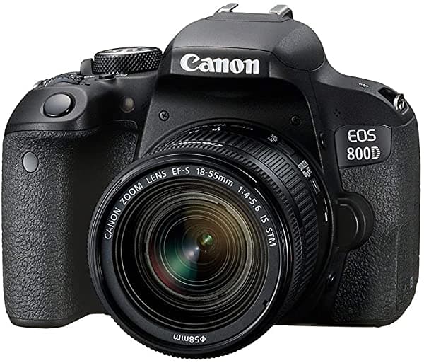 Canon Eos 800D Digital Slr Con 18-55 Es Stm Lente Negro (Modelo Internacional Sin Garantía) 1895C008AA