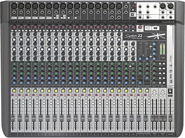 Soundcraft Signature 22Mtk - Mezclador Analógico De 22 Canales Con Efectos Lexicon Incorporados