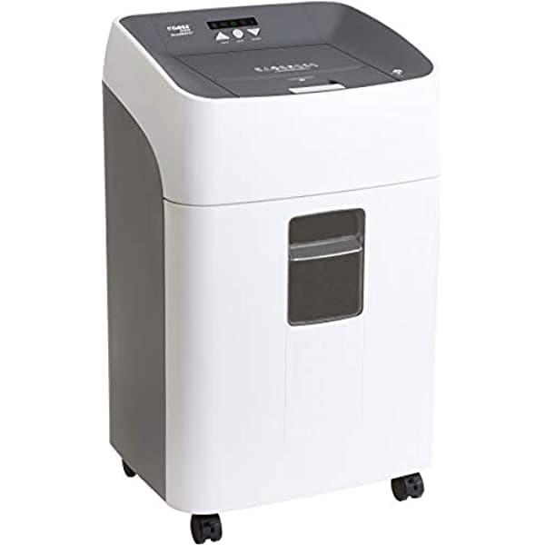 Dahle Shredmatic Sm 300 Auto-Feed Paper Shredder 300 Sheet Locking Bin Oil-Free Jam Protection Seguridad Level P-4 3-5 Users 35314