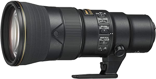 Nikon AF-S NIKKOR 500mm F/5.6E Pf ED VR - Super-Teleobjetivo Negro, Alta Definición, Estabilización Óptica (20082)