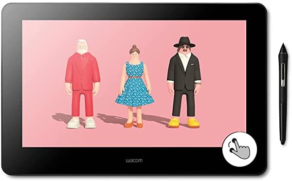 Wacom Cintiq Pro 16 Pen Y Touch Display 2021 Versión 4K Monitor De Dibujo Gráfico 8192 Presión De Lápiz Y 98% Adobe Rgb Dth167K0A Negro A Pedid
