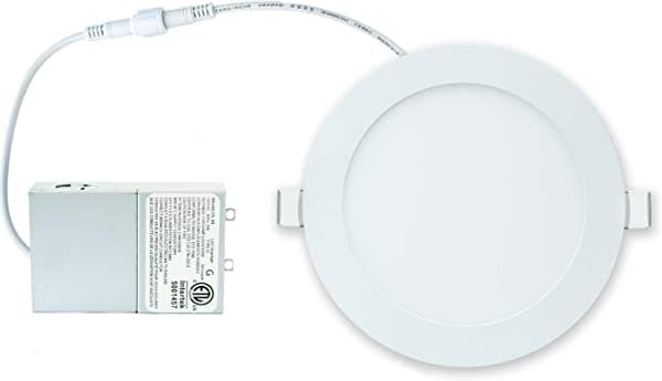 Led Fantasy Luz Led De Techo Ultrafina De 6.0 In 14 W 120 V Empotrable Ultra Delgada Reequipamiento Downlight Panel De Oblea Slim Ic Rated Etl Energy Star (Luz Diurna 5000 K 40 Unidades)