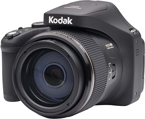 Kodak PIXPRO Astro Zoom AZ901 20MP Cámara Digital con Zoom Óptico 90X y LCD 3" (Negra) AZ901BK