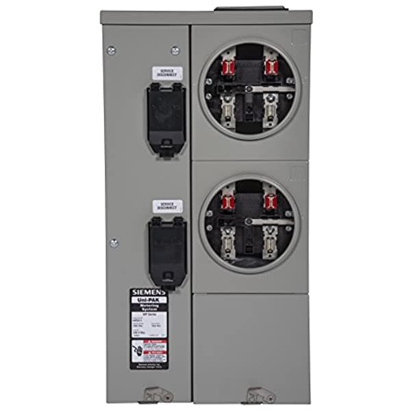 Siemens Wp2211 200A 4 Mandíbulas 125A Por Posición 2 Posiciones Tipo Anillo Cubierta