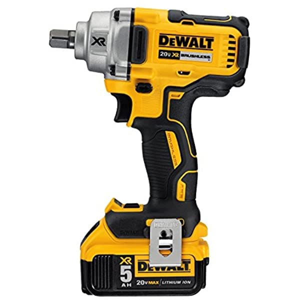 Dewalt Kit De Llave De Impacto Inalámbrica Max Xr De 20 V Con Yunque De Pasador De Retención 1/2 Pulgadas (Dcf894P2)