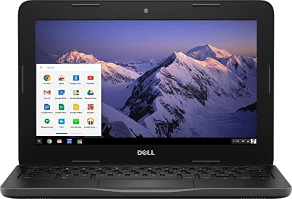 Dell Inspiron 11.6" Hd Chromebook Intel Dual-Core Celeron N3060 Hasta 2.48Ghz 4Gb Ram Hdmi Usb 3.0 Bluetooth 802.11Ac Cámara Web Hd Chrome Os - Negro (32Gb Emmc) C3181