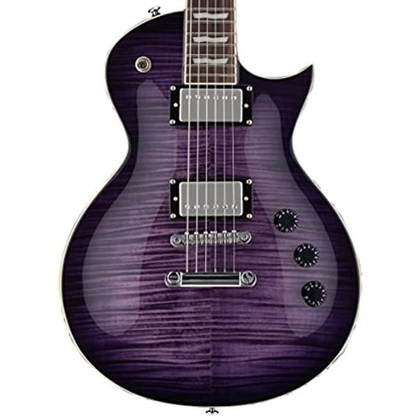 Esp Ltd Ec-256Fm Guitarra Eléctrica Ver A Través De Púrpura Sunburst LEC256STPSB