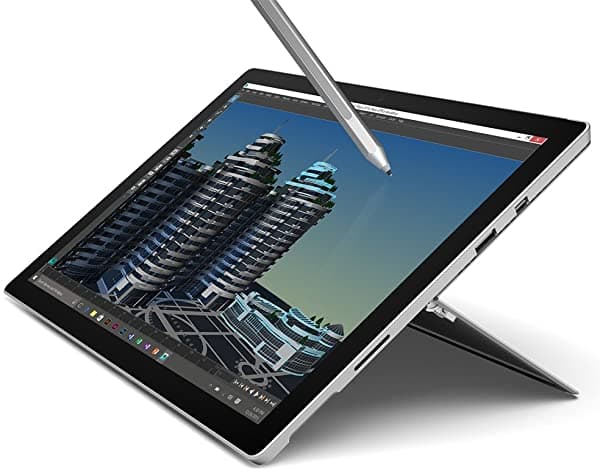 Microsoft Surface Pro 4 12.3 Pulgadas - Tableta Flagship De Alto Rendimiento (Intel Core I5 4Gb De Ram 128Gb Ssd Bluetooth Windows 10 Pro) Color Plateado. SURFACE PRO 4 128GB I5 4G