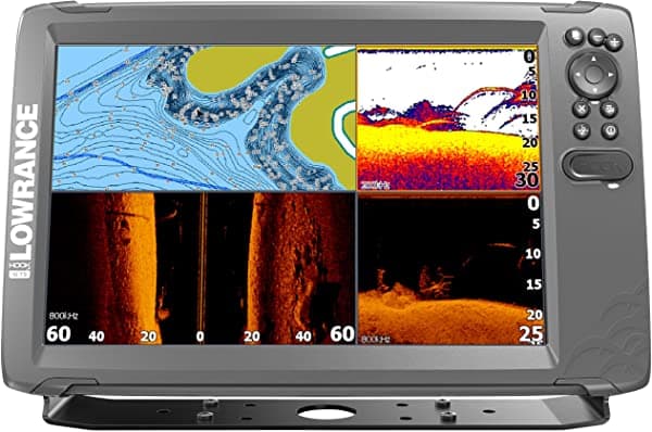 Lowrance Hook2 12 - Ecosonda de 12 Pulgadas con Transductor TripleShot y Mapas de Lago Interior de Estados Unidos Instalados 000-14305-001