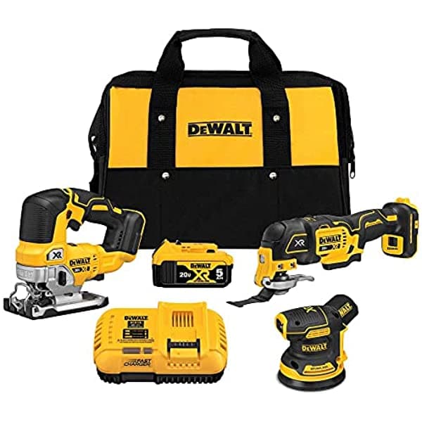 Dewalt Dck300P1 20V Max Xr Kit De Carpintería Sin Escobillas De 3 Herramientas
