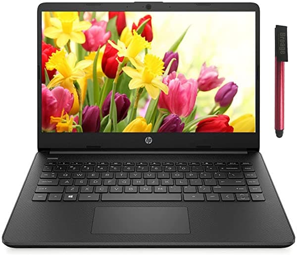 HP Notebook con Pantalla Táctil de 14 Pulgadas Intel Core i3 1115G4 Hasta 3.2 GHz (supera al i5-10210U) 16 GB DDR4 RAM 512 GB PCIe SSD WiFi 802.11ac Bluetooth Lector de Huellas Dactilares Plata Windows 10 S Lápiz Digital Flash de 64 GB 14-DK