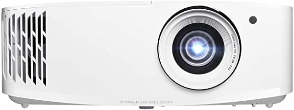 Optoma Proyector De Juegos Uhd38 Brillante Verdadero 4K Uhd | 4000 Lúmenes | 4.2 Ms De Tiempo De Respuesta A 1080P Con Modo De Juego Mejorado | Menor Retraso De Entrada En Proyector 4K | Frecuencia De Actualización De 240 Hz | Hdr10 Y Hlg