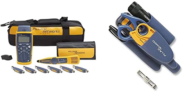 Fluke Networks Ciq-Kit Copper Calificación De Calificación El Kit De Probador Califica Y Solución De Problemas Categoría 5-6A Cableando 10 100 Gig Eth