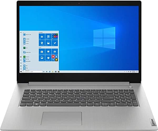 2020 Lenovo IdeaPad 3 17" Notebook AMD Ryzen 7 3700U Cámara Web Lector de Huellas Digitales Teclado Numérico Bluetooth HDMI AMD Radeon Vega 10 Graphics Windows 10 Gris Platino (8 GB | 512 GB SSD | 1 TB HDD)