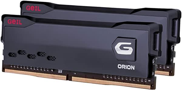 Geil Orion Ddr4 Ram 64 Gb (32 Gbx2) 3600 Mhz 1.35 V Xmp2.0 Compatible Con Intel/Amd Memoria De Escritorio De Alta Velocidad Dimm Juegos Inmersivos Hardcore Creación De Contenido Multimedia/Transmisión En Vivo De Calidad
