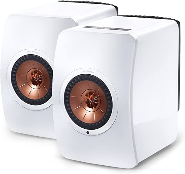KEF LS50 Wireless Sistema de Música Potenciado Inalámbrico Blanco Par LS50AWH