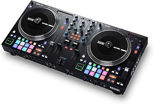 RANE ONE - Controlador de DJ Completo con Mezclador Integrado, Platos Motorizados y Serato DJ Pro Incluido