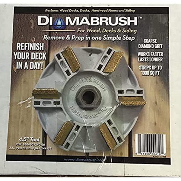 Diamabrush Herramienta De Extracción De Madera De 4.0 In Paquete De 4 9304501240-50