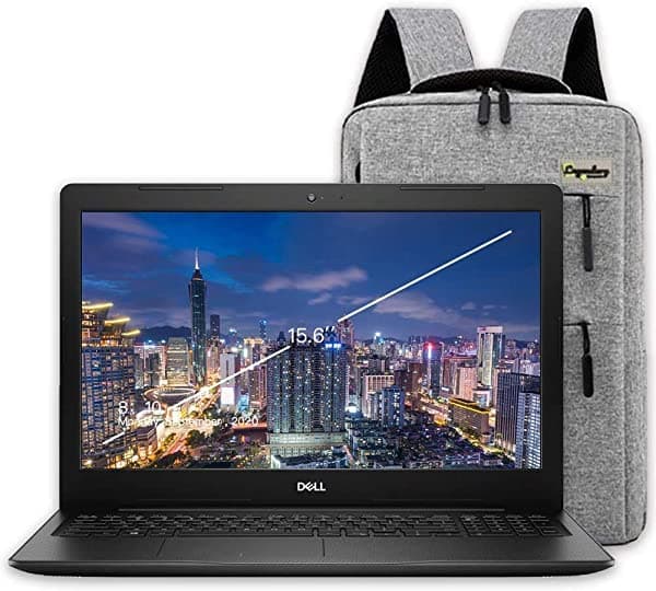 Notebook Premium Dell 15 3000 de 15.6 Pulgadas con Pantalla Táctil HD de 10ª Generación Intel Core i3-1005G1 (supera al i5-7200U) 8 GB DDR4 128 GB SSD (Arranque) + 1 TB de Disco Duro Windows 10 S + Mochila para Computadora Legendaria y Mouse Pad D_128GB