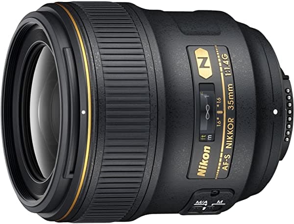 Nikon AF FX Nikkor 35mm f/1.4G Lente de Longitud Focal Fija con Enfoque Automático para Cámara DSLR Nikon 2198