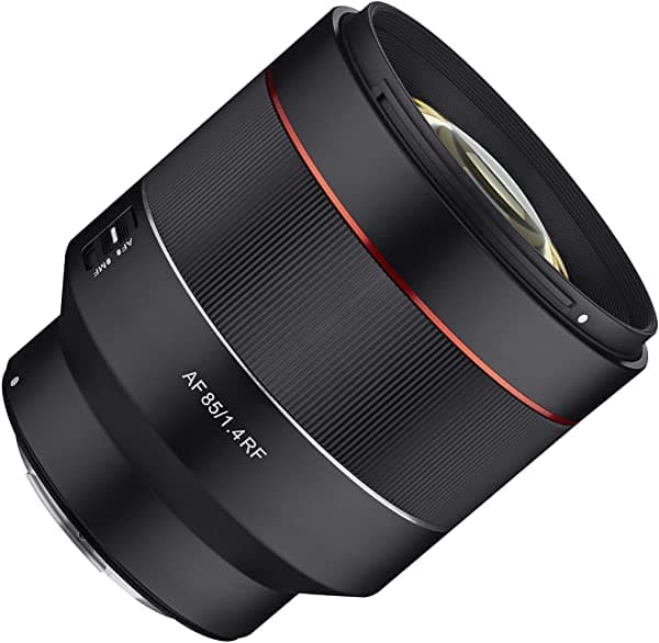 Samyang Af 3.346 In F1.4 Lente De Enfoque Automático De Alta Velocidad Sellada Para Cámaras Canon Eos R - Montaje Rf (Syio85Af-Rf)