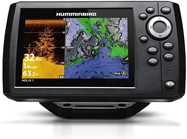 Humminbird 410220-1NAV Helix 5 Chirp DI (Down Imaging) GPS G2 Nav Ecosonda
