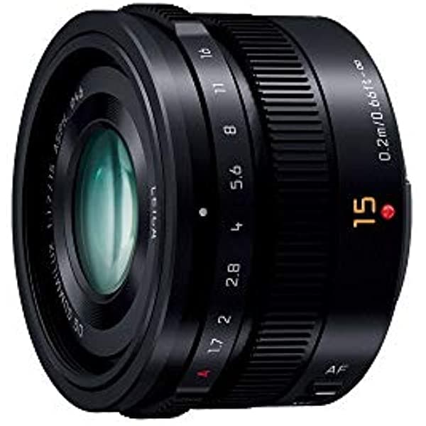 Panasonic Lumix G Leica Dg Summilux 0.591 In / F1.7 Asph. H-X015 -K (Negro) - Versión Internacional (Sin Garantía)