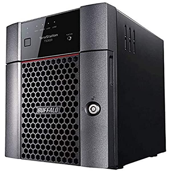 Buffalo Terastation 3420Dn - Nas De Escritorio De 4 Bahías 16 Tb (4 X 4 Tb) Con Discos Duros Nas Hdd Incluidos 25 Gbe Almacenamiento Conectado A La Red De Computadora Nube Privada Almacenamiento Nas Almacenamiento De Red Servidor De Archivos TS3420DN1604