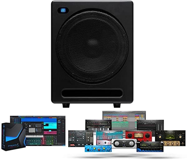 Monitores De Estudio Con Poder Presonus Eris E4.5 Vías 2 (Par) Negro Temblor T10