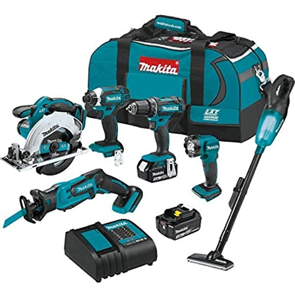 Makita Xt614Sx1 18V Lxt - Combo De Herramientas Con Alimentación Litio-Ion Sin Cable 6 Unidades Combo Kit (30 Ah)