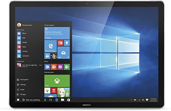 Huawei Matebook W09 Tablet Y Laptop 2-En-1 Intel Core M3 4 Gb +128 Gb Gris Espacial Gris Espacial