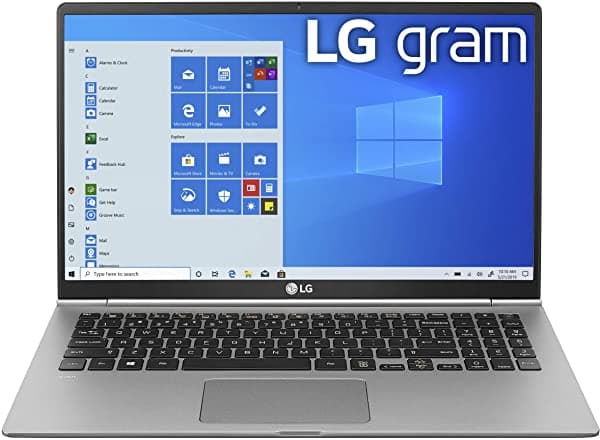 Lg Gram 15Z995-Laptop Ips De 15.6 Pulgadas Ultraligera (1920 X 1080) Intel Core I5 De 10ª Generación 8Gb-Ram Ssd De 512Gb Windows 10 Home Batería De 17 Horas Usb-C Hdmi Entrada De Auriculares Color Plateado 15Z995-U.ARS6U1