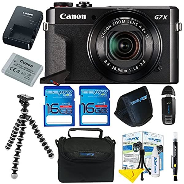 Canon Powershot G7 X Mark Ii Cámara Digital + Kit De Accesorios Pixi-Basic Versión Internacional CNG7XMKIIPBK19