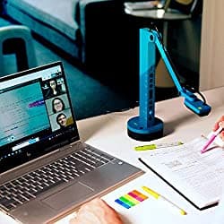 Cámara De Documentos Ipevo Vz-X De 8 Mp Fácil Configuración 3 Modos De Conectividad Wi-Fi Hdmi Y Usb Compatible Con Software De Conferencias Web En Modo Usb Funciona De Forma Inalámbrica Con Ios Tvos Y Android 5-884-4-01-00
