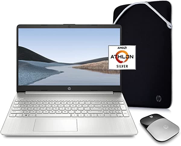 Hp Pavilion Laptop (Último Modelo 2021) Procesador Amd Athlon 3050U 16 Gb De Ram Ssd De 512 Gb Batería De Larga Duración Cámara Web Hdmi Bluetooth Wifi Plata Win 10 + Paño Oydisen