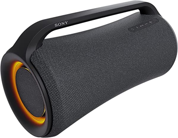 Sony SRS-XG500 Parlante Boombox Portátil Bluetooth Inalámbrico, Potente Sonido, IP66 Resistente al Agua y Polvo, Batería 30 Horas, LED Ring